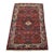 Hamedan Rug 2’9” X 4’2” Red Wool Vintage Tribal Hand-Knotted Oriental Carpet For Sale