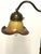 Metal Antique Brass Table Lamp with Pate De Verre Glass Shade from Unbekannt, 1920s For Sale - Image 7 of 8