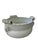 Rustic European Vintage Italian Majolica Cachepot Planter by Torlivia & Todaro for Fortunata, Lion Mascaron Handles, Scrolled Ceramic Bowl For Sale - Image 3 of 6