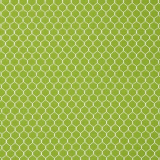 Sample - Schumacher Fishnet Fabric in Leaf For Sale
