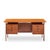 Kai Kristiansen for FM Møbler Model FM60 Mid Century Danish Teak Floating Desk This desk measures: 59.75 wide x 30.5 deep...