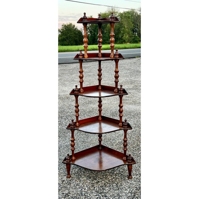 Vintage Victorian Style Corner Shelf Chairish