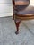 Mid 20th Century Vintage Hickory Chair Leather Library Armchair | English Georgian Queen Anne Style Accent Chair For Sale - Image 5 of 12