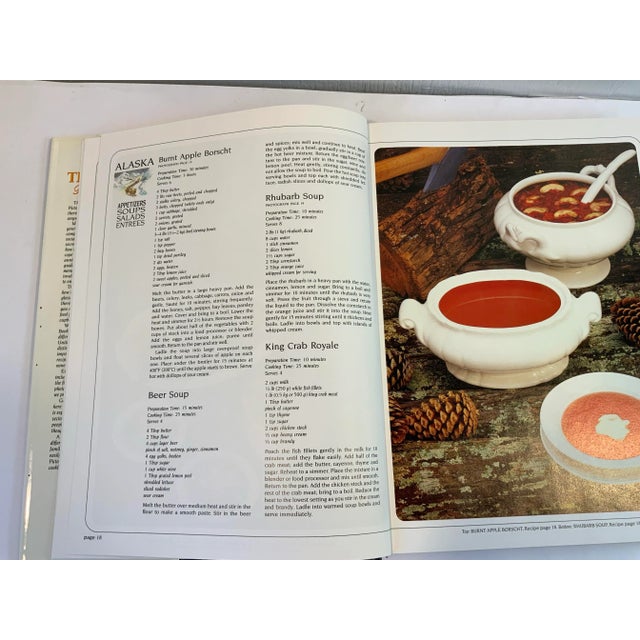 Blue 1981 “American the Majestic Pictorial Cookbook” For Sale - Image 8 of 11