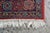 Late 20th Century Vintage Hand-Knotted Oriental Geometric Medallion Wool Rug Ivory Crimson 3x6' For Sale - Image 5 of 12