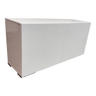 Cb2 Fuel White Credenza For Sale