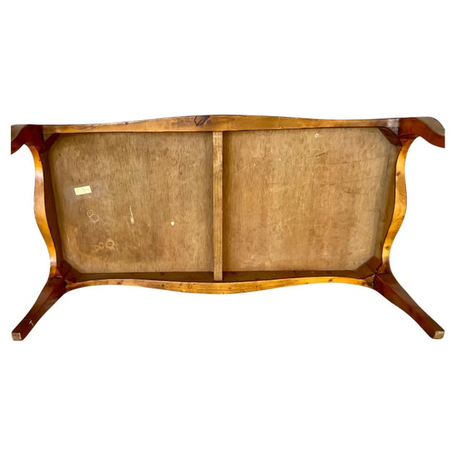 Italian Burlwood Parquetry Coffee Table With Satinwood Inlay For Sale - Image 11 of 13
