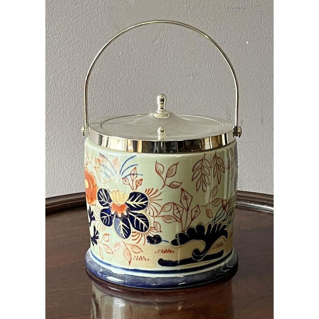 Imari Pattern Biscuit Barrel For Sale - Image 9 of 9