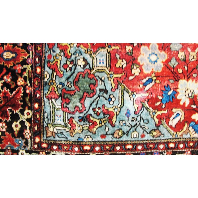 Late 19th Century Antique Persian Feraghan Sarouk Rug For Sale - Image 5 of 8