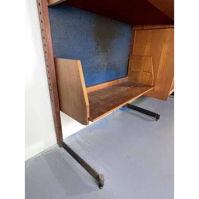 Mid-Century Modern Modular Wood Bookcase, 1950s For Sale - Image 16 of 18