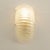 Mid-Century Modern Italian Murano Glass and Brass Wall Lights, 1990s, Set of 2 For Sale - Image 3 of 12