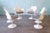 Early Tulip Chairs by Eero Saarinen for Knoll Tulip Chair Set of 6 1960s For Sale - Image 10 of 14
