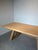 Structural Dining Table in Oak For Sale - Image 4 of 11
