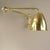 Gold Art Deco British Adjustable Wall-Mounted Reading Lamp with Dual Swivel Arms, 1920s For Sale - Image 8 of 18