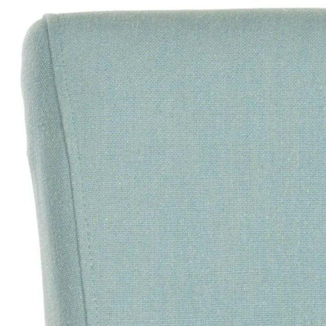 2020s Kelley Barstool in Sky Blue & Espresso For Sale - Image 5 of 7