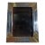 Vintage Art Deco Chrome & Brass Picture Frame For Sale