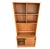 1960s Scandinavian Danish Modern Teak Bookcase With Sliding Door Cabinet For Sale In Los Angeles - Image 6 of 12