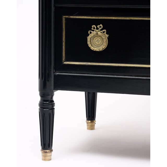 Ebonized Louis XVI Chest For Sale - Image 9 of 9