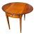 A Fine 18c Satinwood Table With Rosewood Crossbanding and Cuffed Feet. For Sale