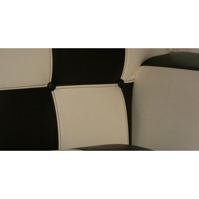Black Set of Abstraction Design Optical Lounge Chairs, 1960s For Sale - Image 8 of 18