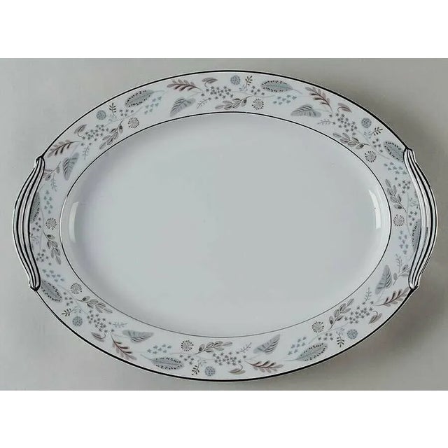 Vintage 1960s Noritake Doranne Very Large Oval Serving Platter For Sale - Image 10 of 10