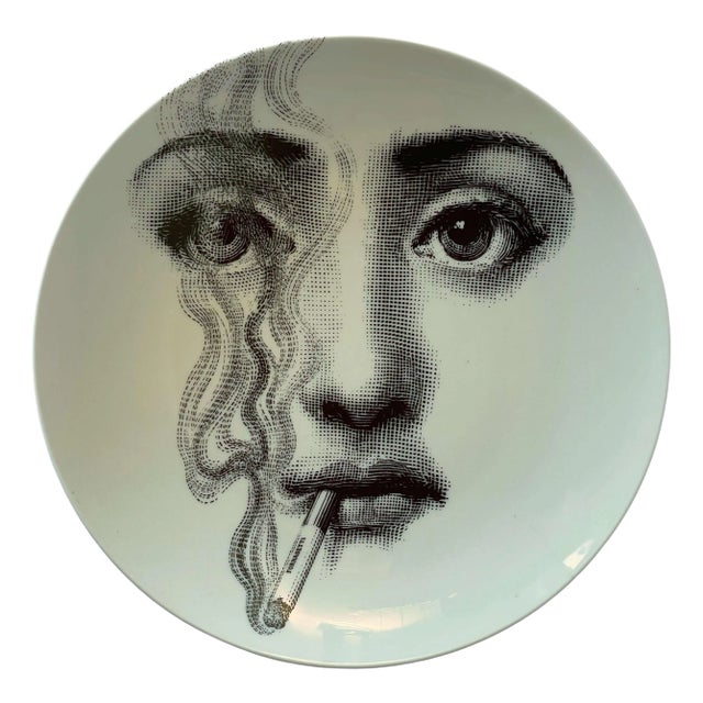 Fornasetti Tema E Variazioni Porcelain Plate #81 For Sale