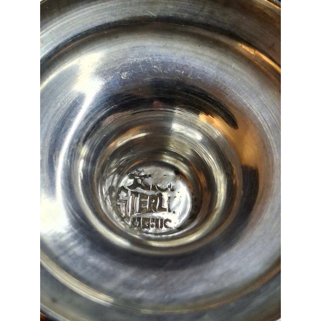 Vintage Mexican Sterling Silver Judaica Kiddush Cordial Cups Star of David Grapes Art Mexico 53g - Set of 5 For Sale - Image 15 of 18