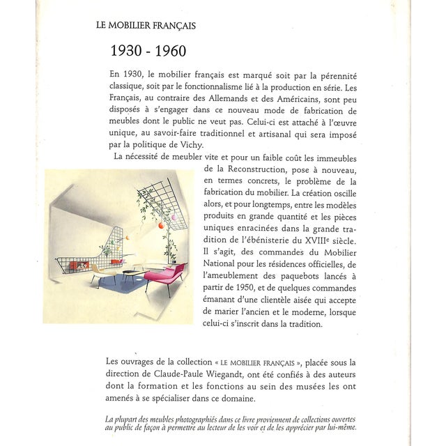 "Le Mobilier Francais: 1930-1960" 1997 Brunhammer, Yvonne For Sale - Image 4 of 12
