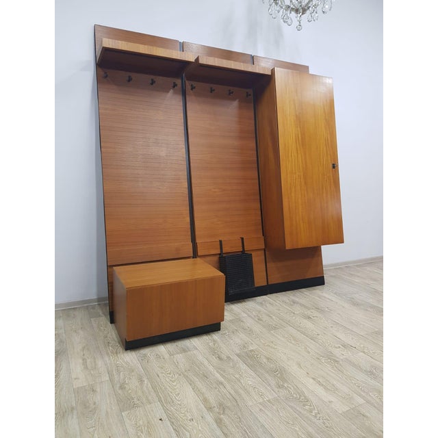 Black Mid-Century Teak Modular Wardrobe, 1970s For Sale - Image 8 of 16