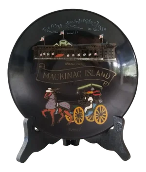 Vintage "Grand Hotel Mackinac Island" Hand Painted Bowl