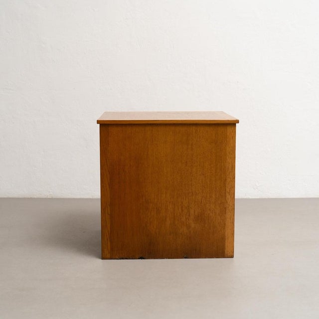 Brown Vintage Pastel Paint Display Cabinet from Sennelier Paris, 1990 For Sale - Image 8 of 18