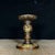 1970s Pair of Vintage Gilded Bronze Candlesticks, Four Divine Beasts Openwork Relief For Sale - Image 5 of 9