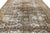 Taupe Distressed Antique Mahal Wool Area Rug in Taupe, Warm Brown, and Muted Sage For Sale - Image 8 of 11