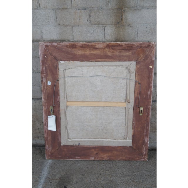 Early 20th Century Portrait of Marchesa Balbi After Anthony Van Dyck Oil on Canvas Painting, Framed For Sale - Image 10 of 10