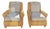 Pair of Original Ralph Lauren Woven Lounge Chairs For Sale