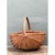 Vintage Handwoven Shaker Rattan Basket For Sale - Image 10 of 12