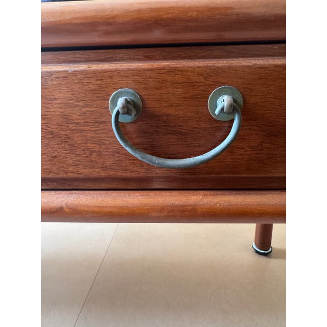 Vintage Mid-Century Modern Rosewood Coffee Table With Drawers For Sale - Image 4 of 5