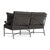 Not Yet Made - Made To Order Brown Jordan Venetian Loveseat, Textured Pewter frame with Fusion Charcoal fabric For Sale - Image 5 of 11