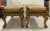 Metal French Style Stools With Antique Gold Finish - a Pair For Sale - Image 7 of 7