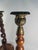 Mid 20th Century English Vintage Open Barley Twist Candlesticks - a Pair For Sale - Image 5 of 12