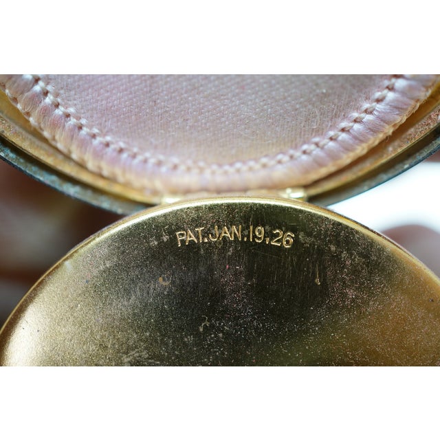 2 Antique Art Deco Celma Company Flapper Rouge Powder Makeup Compacts For Sale - Image 15 of 18