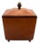 Decorative Crafts Burl Wood Lidded Box or Tea Caddy For Sale