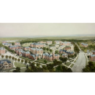 Smith College Engraving, After Richard Rummell, c.1913 — Hand-Colored Print, Large For Sale