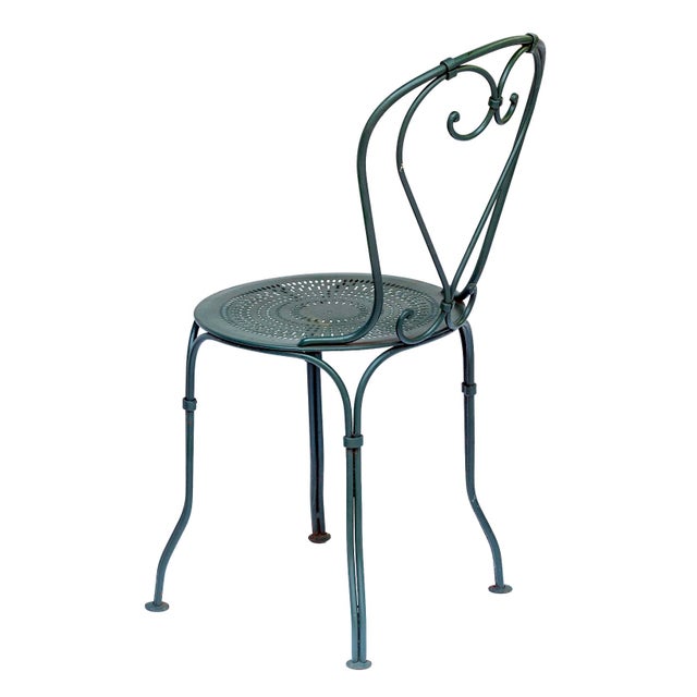 Antique Garden Table/4 Chair Set For Sale - Image 16 of 18