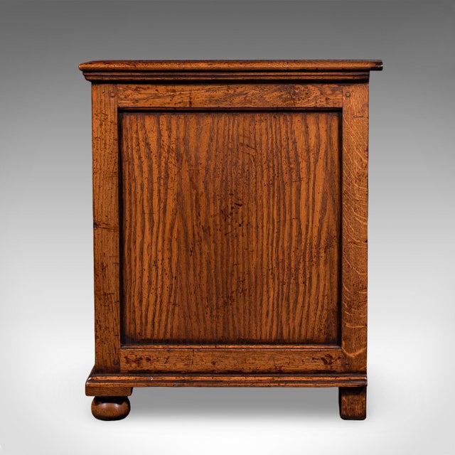 Large Vintage Country House Dresser Base, English, Oak, Georgian Revival, c.1980 For Sale - Image 6 of 12