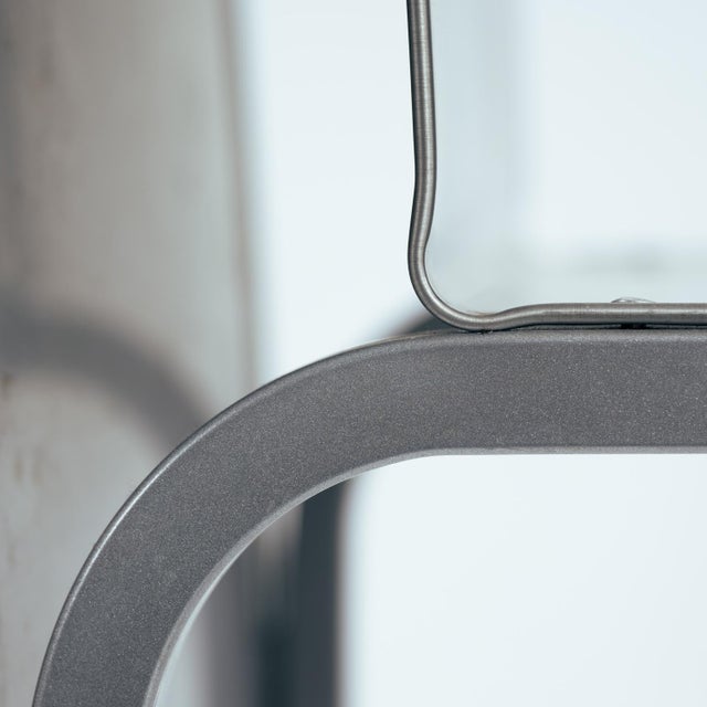 Postmodern Sculptural Dining Chairs in Aluminium and Steel Belgium 1980s/90s, Set of 5 For Sale - Image 15 of 18