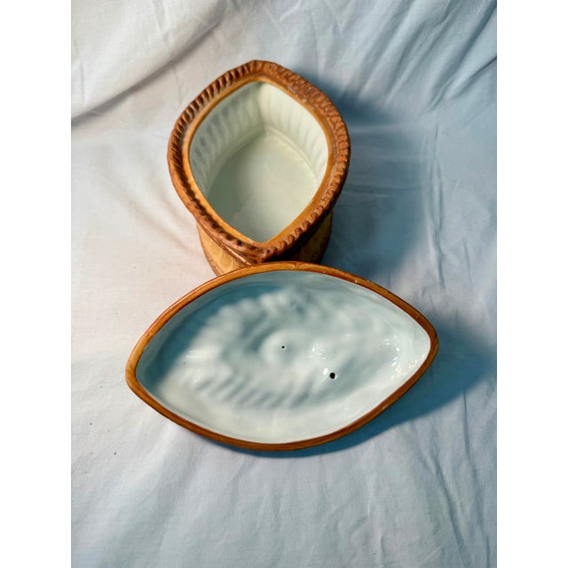 Pillivuyt et Cie Vintage, French, Pillivuyt, Porcelain, Pheasant Tureen For Sale - Image 4 of 8