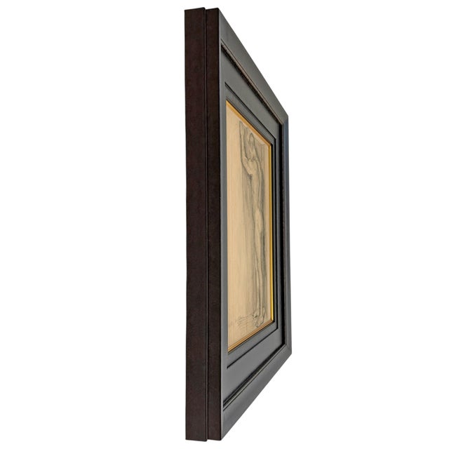 Figurative Framed 19th Century Male Figure Drawing After Ferdinand Hodler For Sale - Image 3 of 11