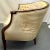 Wood Vintage Hickory Chair Hepplewhtie Settee With Silk Upholstery and Mahogany Frame For Sale - Image 7 of 12
