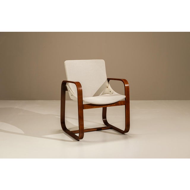 Ivory Armchair by Giuseppe Pagano Pogatschnig and Gino Maggioni, Italy 1940s For Sale - Image 8 of 14